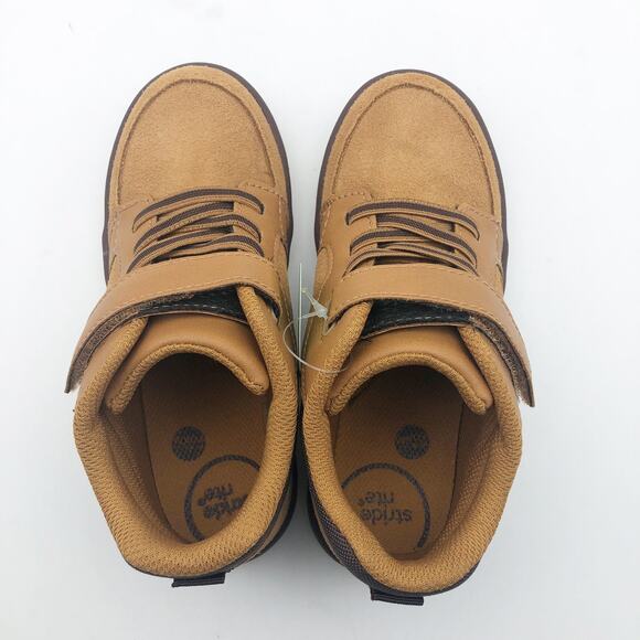 Stride Rite SRT Ames Honey Yellow Boy Boots Size 13 Brown Kids Shoes NIB - Picture 8 of 11